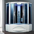 Dubai Home Bathroom with Colorful LED Light Steam Shower Whirlpool